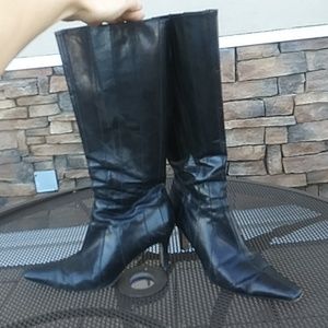 Antonio Melani Black Kneehigh Boots